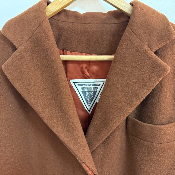 Vintage Marvin Richards wool & cashmere coat - size 8 - Made in USA - Picture 8 of 8